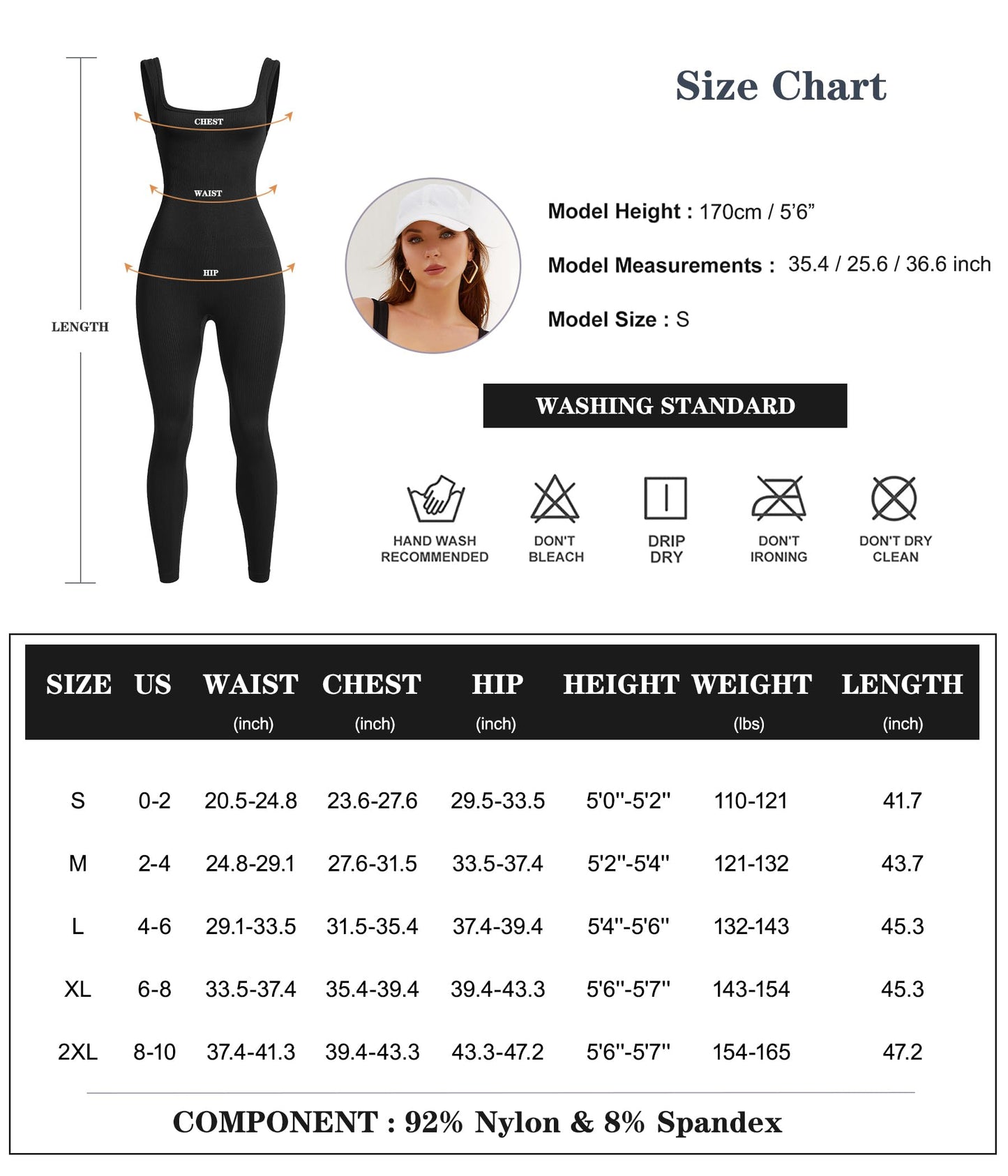 Nebility Womens One Piece Workout Jumpsuits Square Neck Tank Tops Rompers Ribbed Sleeveless Exercise Unitard Yoga Bodycon