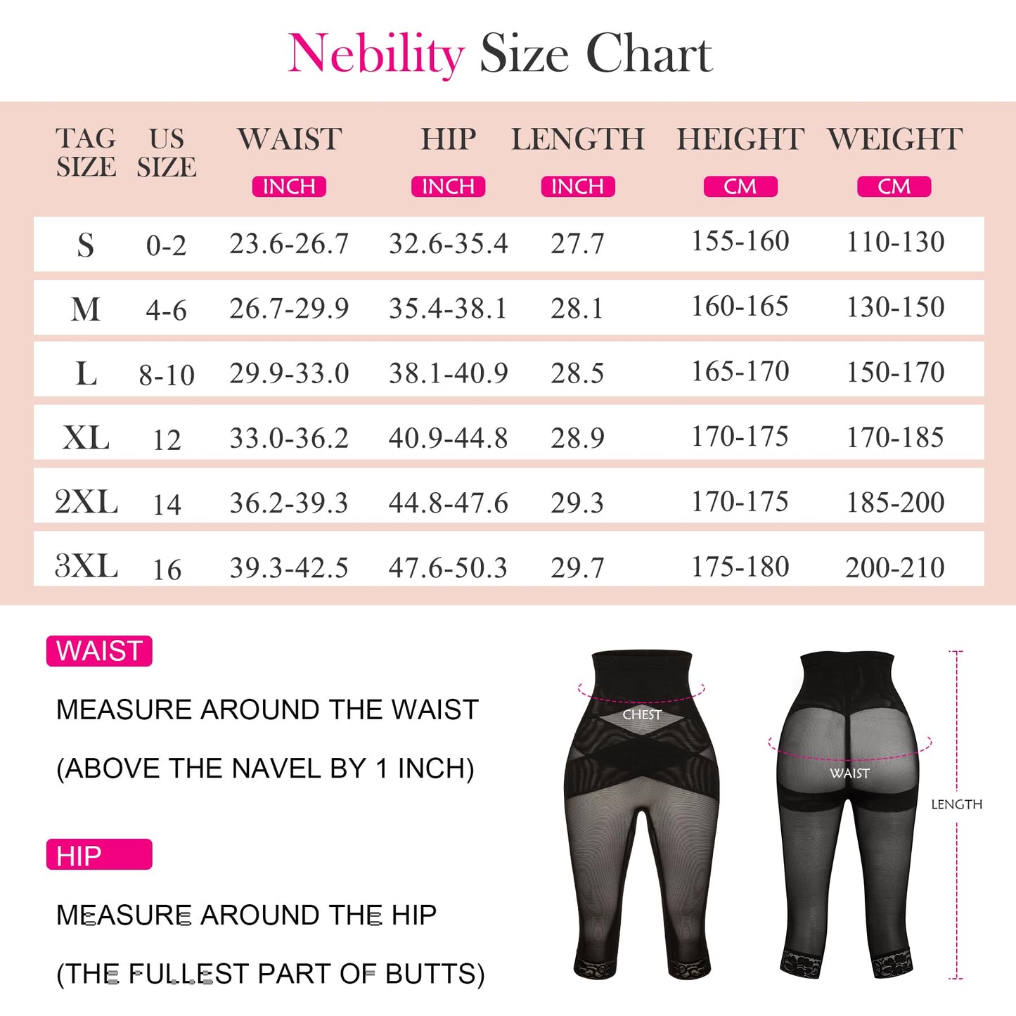 Nebility Body Shaper for Women Tummy Control Shapewear Leggings Seamless Butt Lifter Panties High Waist Trainer Thigh Slimmer