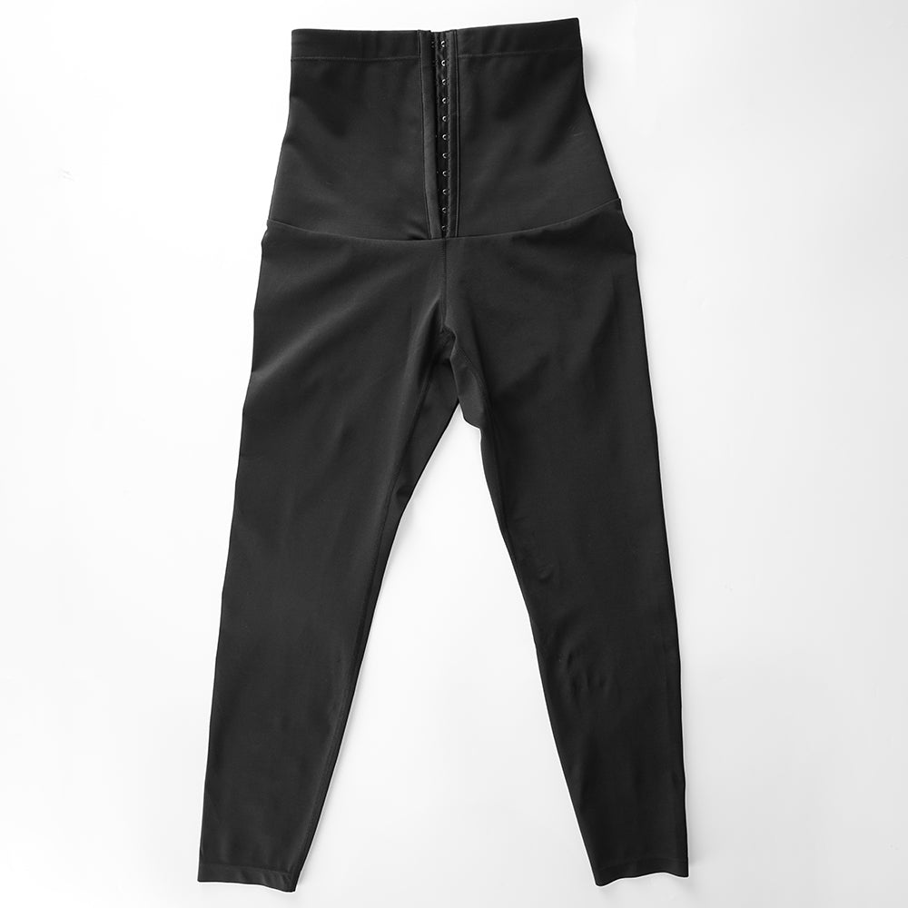 New Hot Sauna Material High Waist Corset Sports Pants - Nebility 
