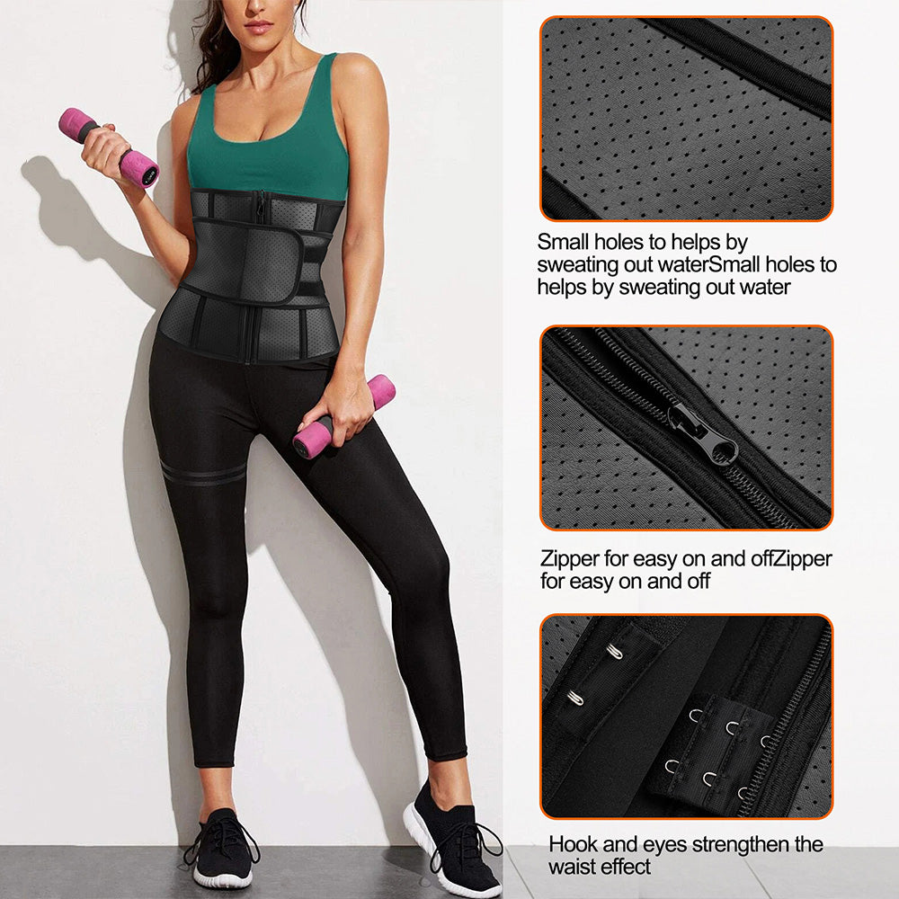 Women's special punching Breathable Waist Trainer Details - Nebility
